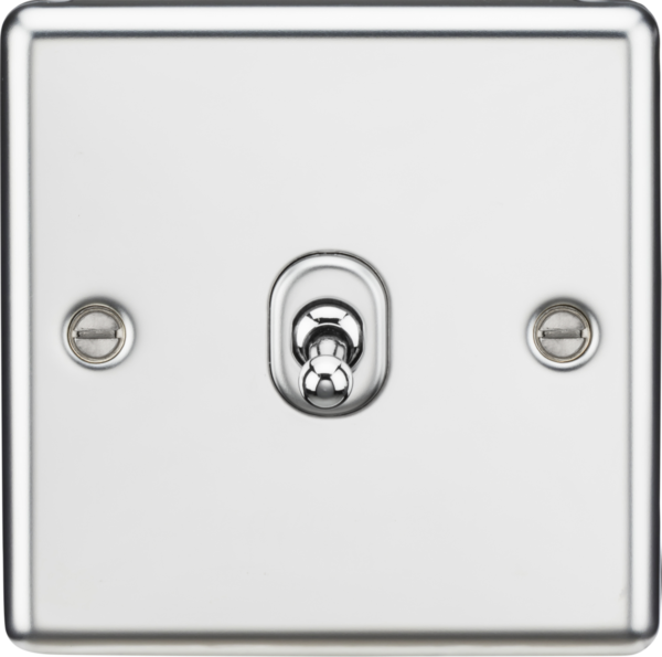 10AX 1G Intermediate Toggle Switch - Polished Chrome