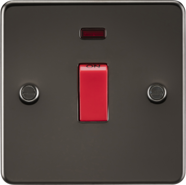 45A DP Switch with Neon (1G size) - Gunmetal