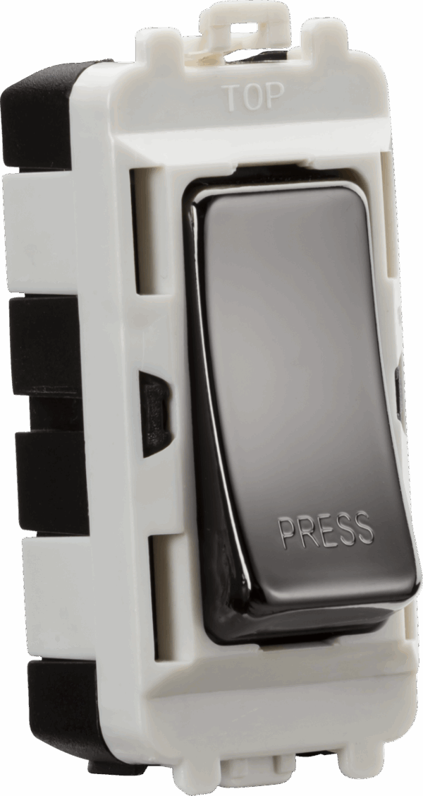 20AX 2 way retractive SP module (marked PRESS) - black nickel