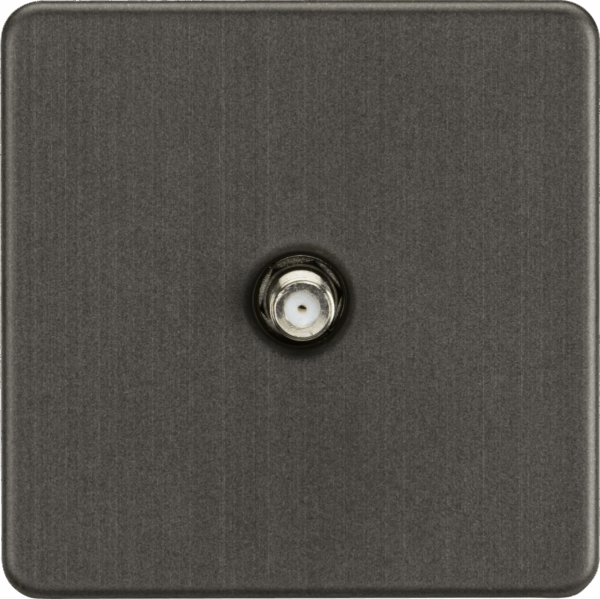 SAT TV Outlet (Non-Isolated) - Smoked Bronze
