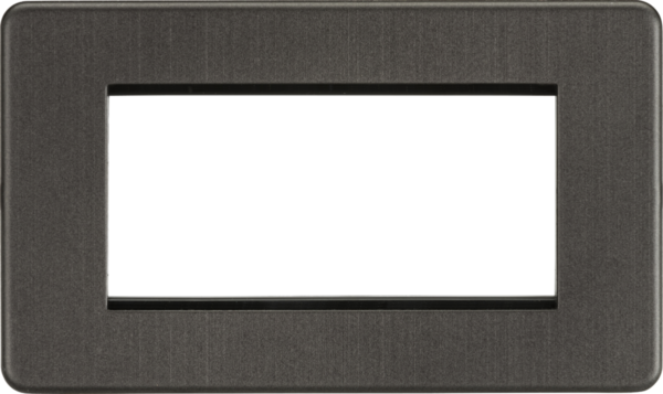 4G Modular Faceplate - Smoked Bronze