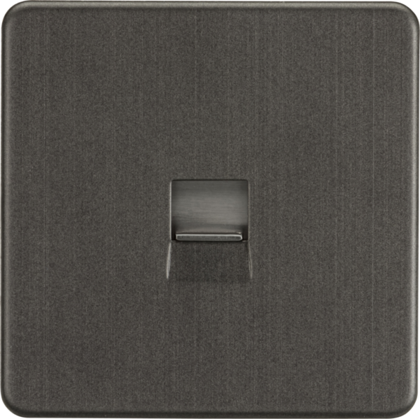 Telephone Extension Socket - Smoked Bronze
