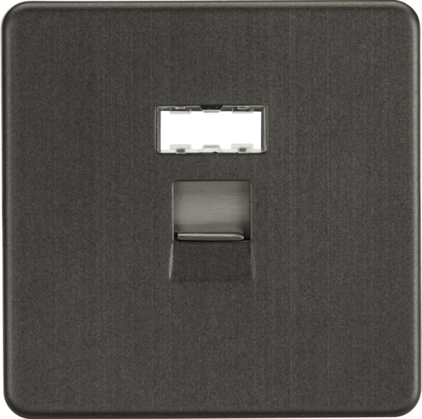 RJ45 Network Outlet - Smoked Bronze
