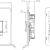 10AX 3G 2-way Switch - Polished Brass - Image 2