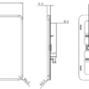 2G Blanking Plate - Brushed Chrome - Image 2