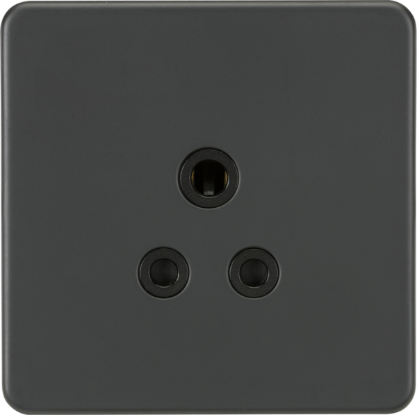 5A Unswitched Socket - Anthracite