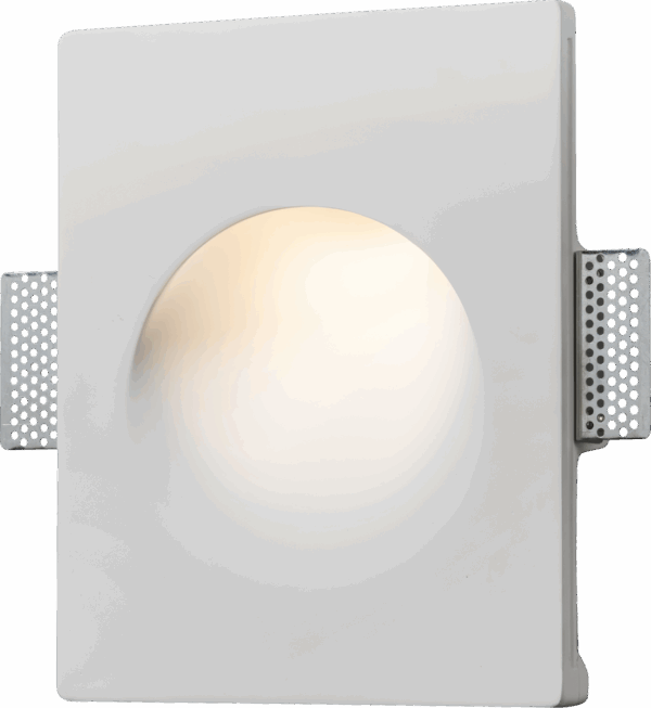 230V GU10 35W Recessed Round Plaster Wall Light