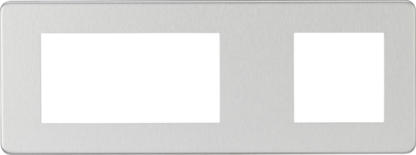 6G Modular Faceplate (2G + 4G) - Brushed Chrome