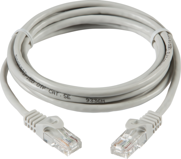 5m UTP CAT5e Networking Cable - Grey