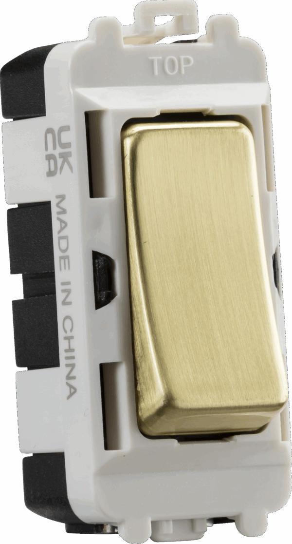 20AX 2 way SP grid module - brushed brass