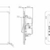 45A DP Switch with Neon (1G size) - Polihed Brass - Image 2