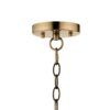 Pandora 3 Light Crystal Pendant Antique Brass - Image 3