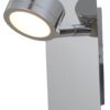 Aqua 1 Light Bathroom Wall Light Polished Chrome - Image 2
