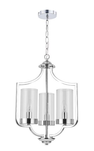 Ashley 3 Light Pendant Polished Chrome