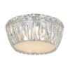 Aurora 3 Light Crystal Flush Fitting - Image 3