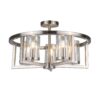 Costello 5 Light Semi Flush Satin Chrome - Image 3