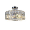 Haley 4 Light Polished Chrome Bathroom Crystal Ceiling Light - Image 2