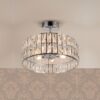 Haley 6 Light Polished Chrome Bathroom Crystal - Image 2