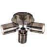 Luxo 3 Light Spotlight Antique Brass - Image 3
