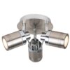 Luxo 3 Light Spotlight Satin Chrome - Image 3