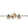 Luxo 4 Light Spotlight Bar Antique Brass - Image 3