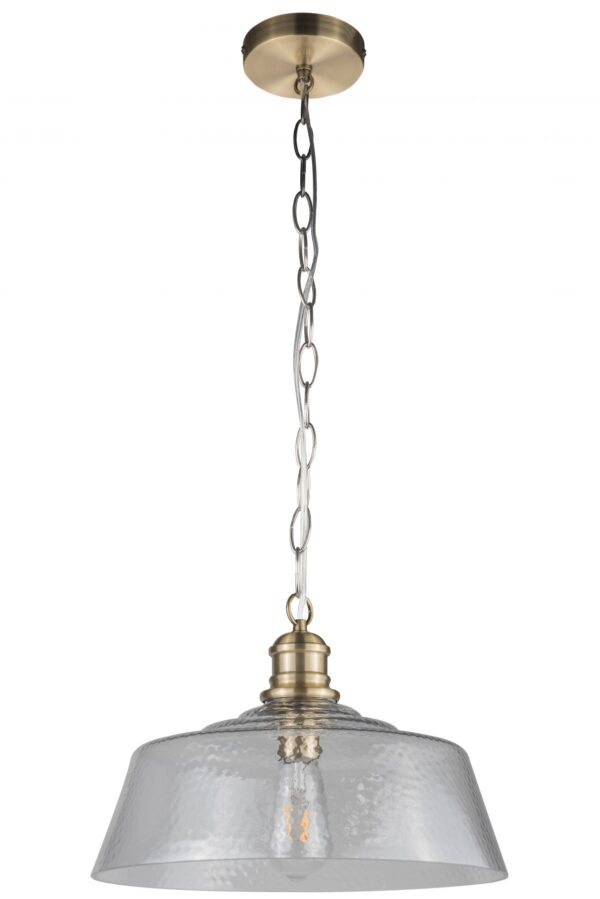 Millar 1 Light Pendant Antique Brass