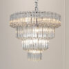 Pierre 11  Light Polished Chrome Crystal Ceiling Pendant - Image 2