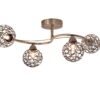 Ronda 4 Light Antique Brass with Mesh Ball Shade - Image 3