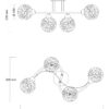 Ronda 4 Light Polished Chrome with Mesh Ball Shade - Image 3