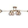 Ronda 6 Light Antique Brass with Mesh Ball Shade - Image 2