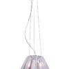 Senza 1 Light Polished Chrome Crystal Pendant - Image 3