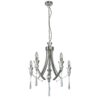 Sophia 5 Light Crystal Ceiling Light Satin Chrome - Image 4