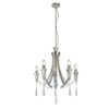 Sophia 5 Light Crystal Ceiling Light Satin Chrome - Image 3