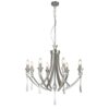 Sophia 8 Light Crystal Ceiling Light Satin Chrome - Image 2