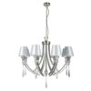 Sophia 8 Light Crystal Ceiling Light Satin Chrome - Image 4