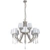 Sophia 12 Light Crystal Ceiling Light Satin Chrome - Image 4