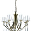 Sophia 8 Light Crystal Ceiling Light Antique Brass - Image 3