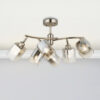 Taylor 6 Light Antique Brass Semi Flush - Image 2