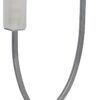 Topaz 2 Light Polished Chrome Table Lamp c/w Square Glass - Image 3
