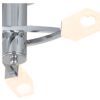 Topaz 3 Light Polished Chrome c/w Square Glass - Image 3