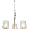 Vino 3 Light Antique Brass Ceiling Light - Image 2