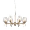 Vino 8 Light Antique Brass Ceiling Light - Image 2