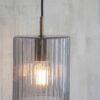 Clarendon Pendant Light - Smoked / Brushed Nickel - Image 3