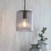 Clarendon Pendant Light - Smoked / Brushed Nickel - Image 7