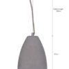 Millbank Pendant Light - Concrete - Image 6