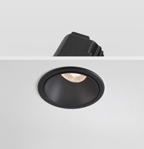 Tiltable Anti Glare Downlight Black Black