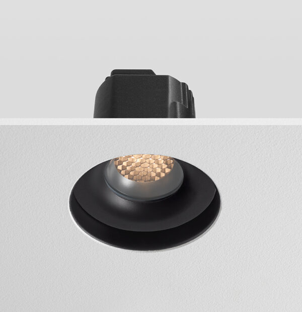 ARC Honeycomb - Trimless Anti Glare Downlight Black 10W & 12W