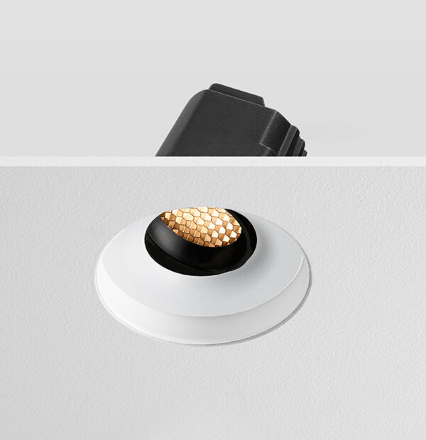 ARC Tilt Honeycomb - Trimless Anti Glare Downlight White / Black 10W & 12W