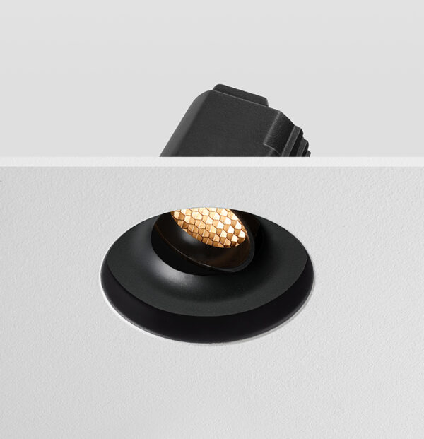 ARC Tilt Honeycomb - Trimless Anti Glare Downlight Black 10W & 12W