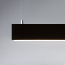 Black Suspended LED profile set